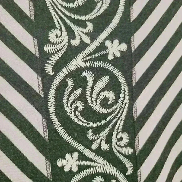 Multiples Striped Tunic Top 3/4 Sleeves Stretch Size PL - Picture 5 of 8